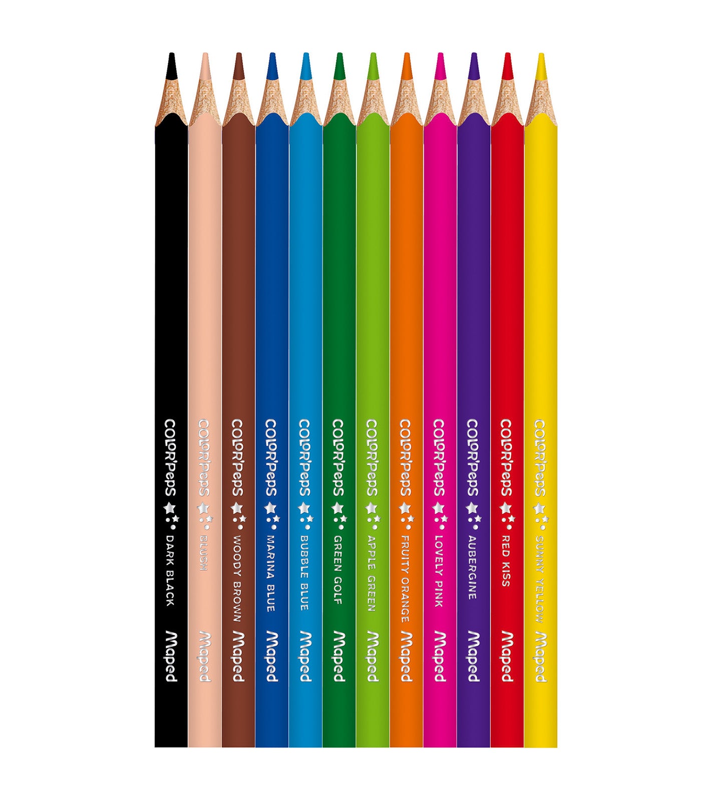 Color'Peps Star Colored Pencils x 12