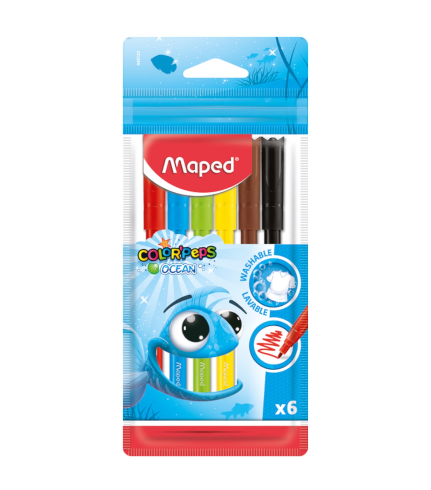 Color'Peps Ocean Pulse Felt Pens x 6