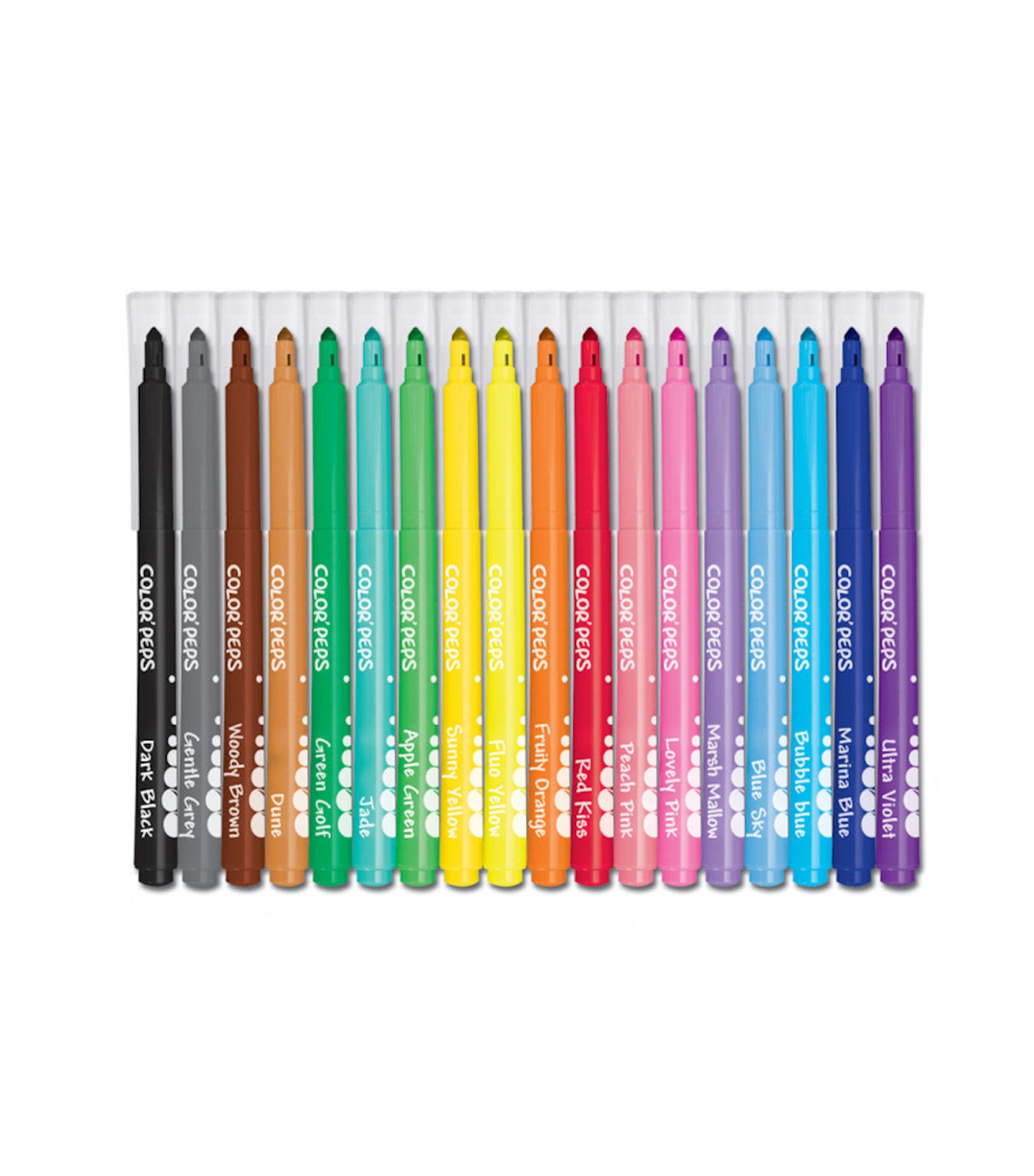 Color'Peps Long Life Colored Markers x 18