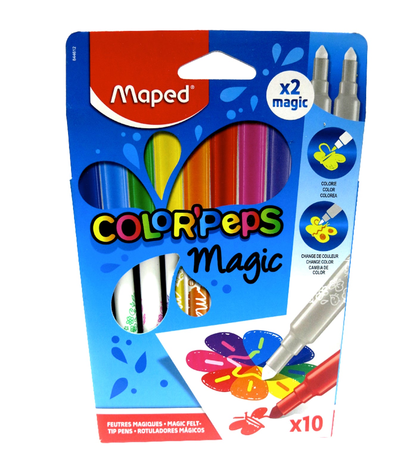 Color'Peps Magic Color-Change Markers + Revealer Markers