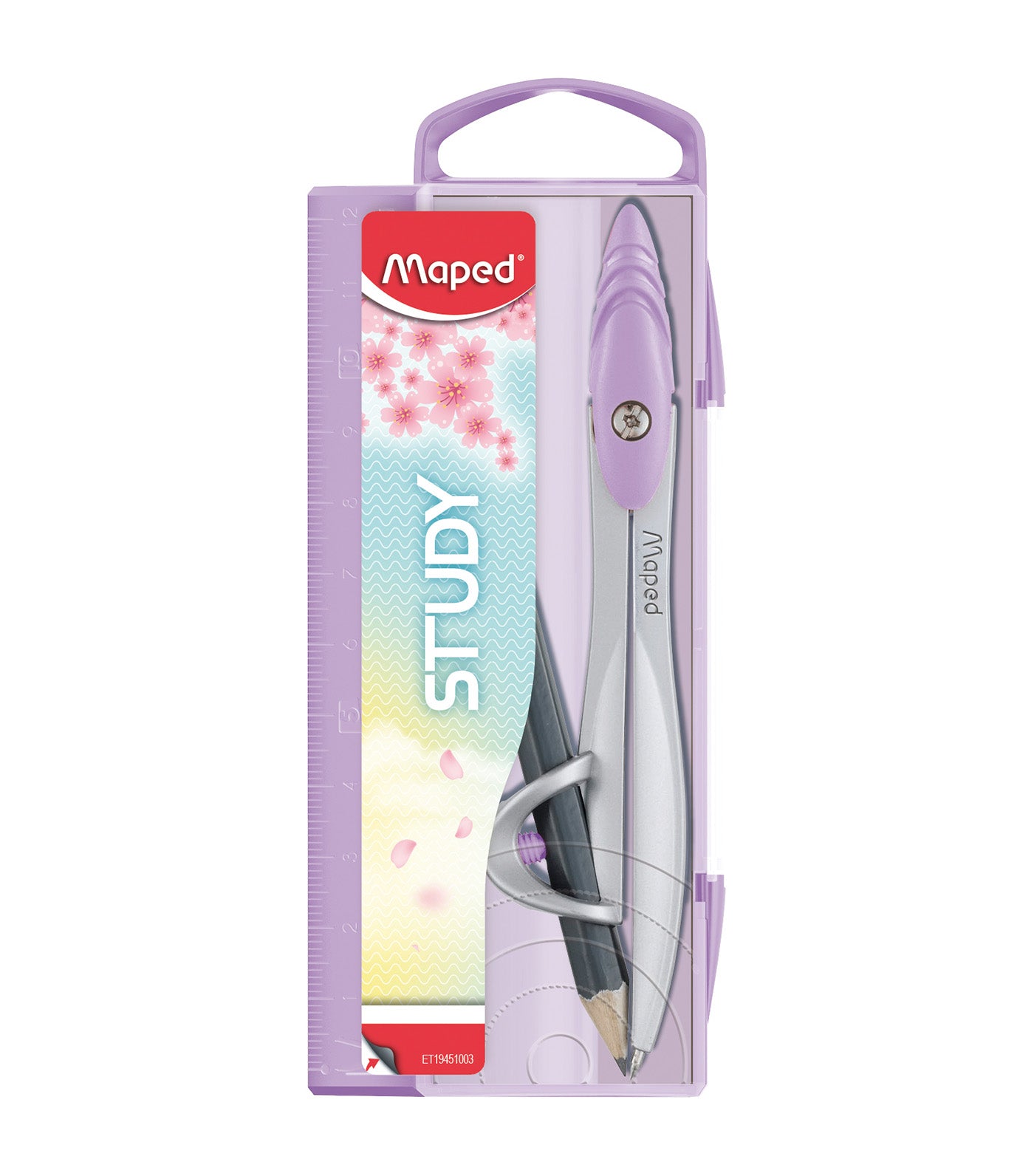 Study Compass Pastel with Pencil