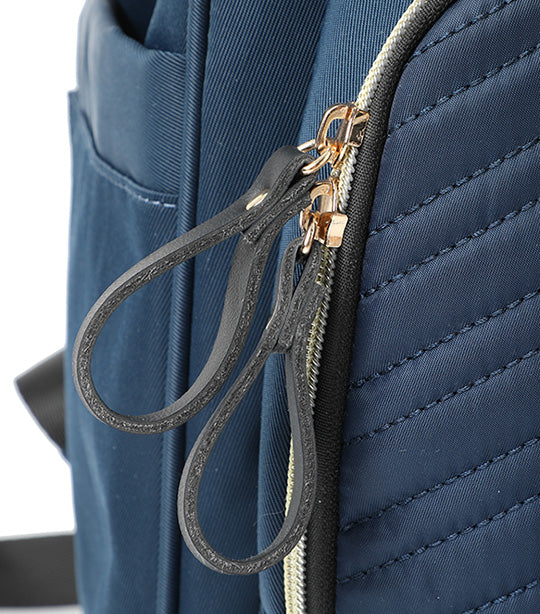 Diaper Backpack With Cooler Bag Blue
