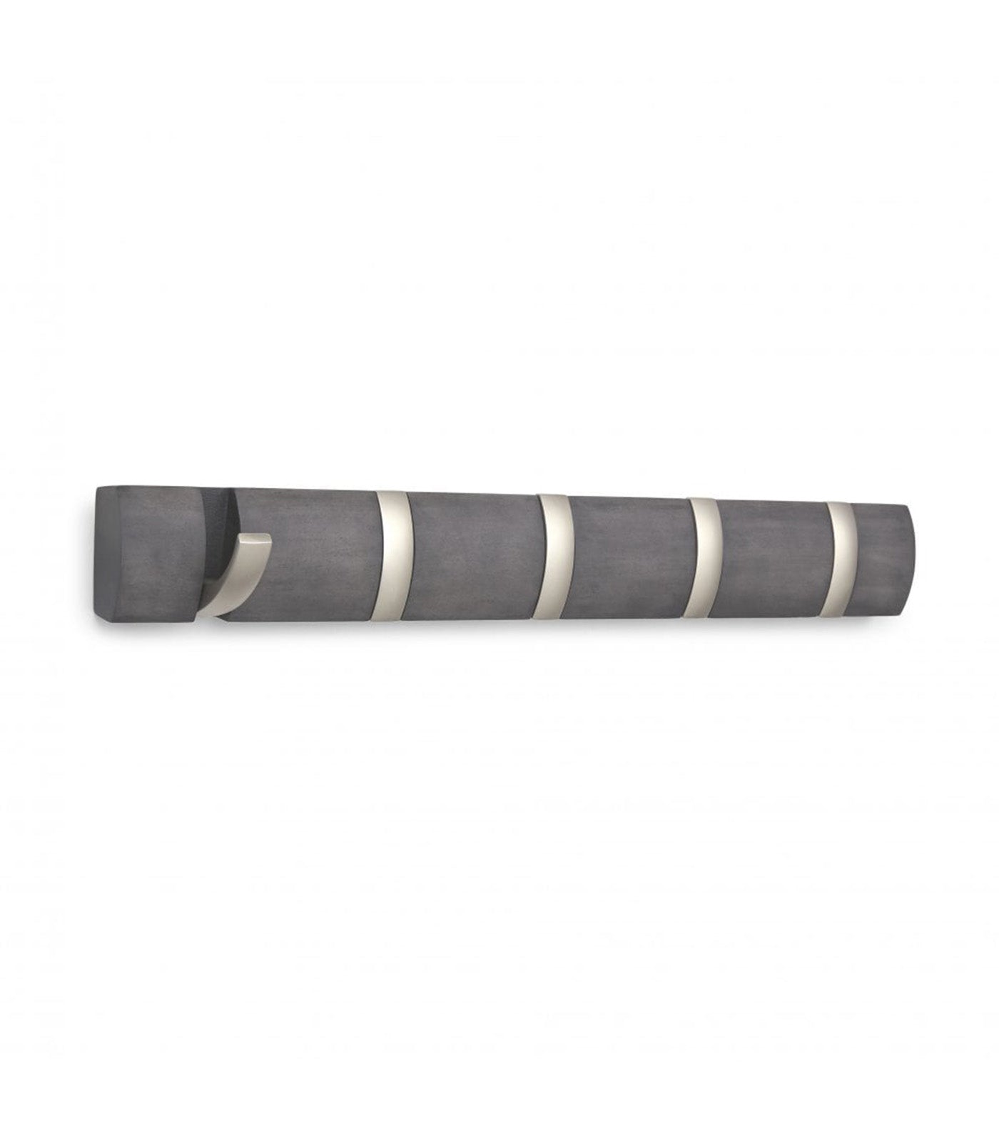Garden Barn Flip 5 Hook Driftwood/Nickel