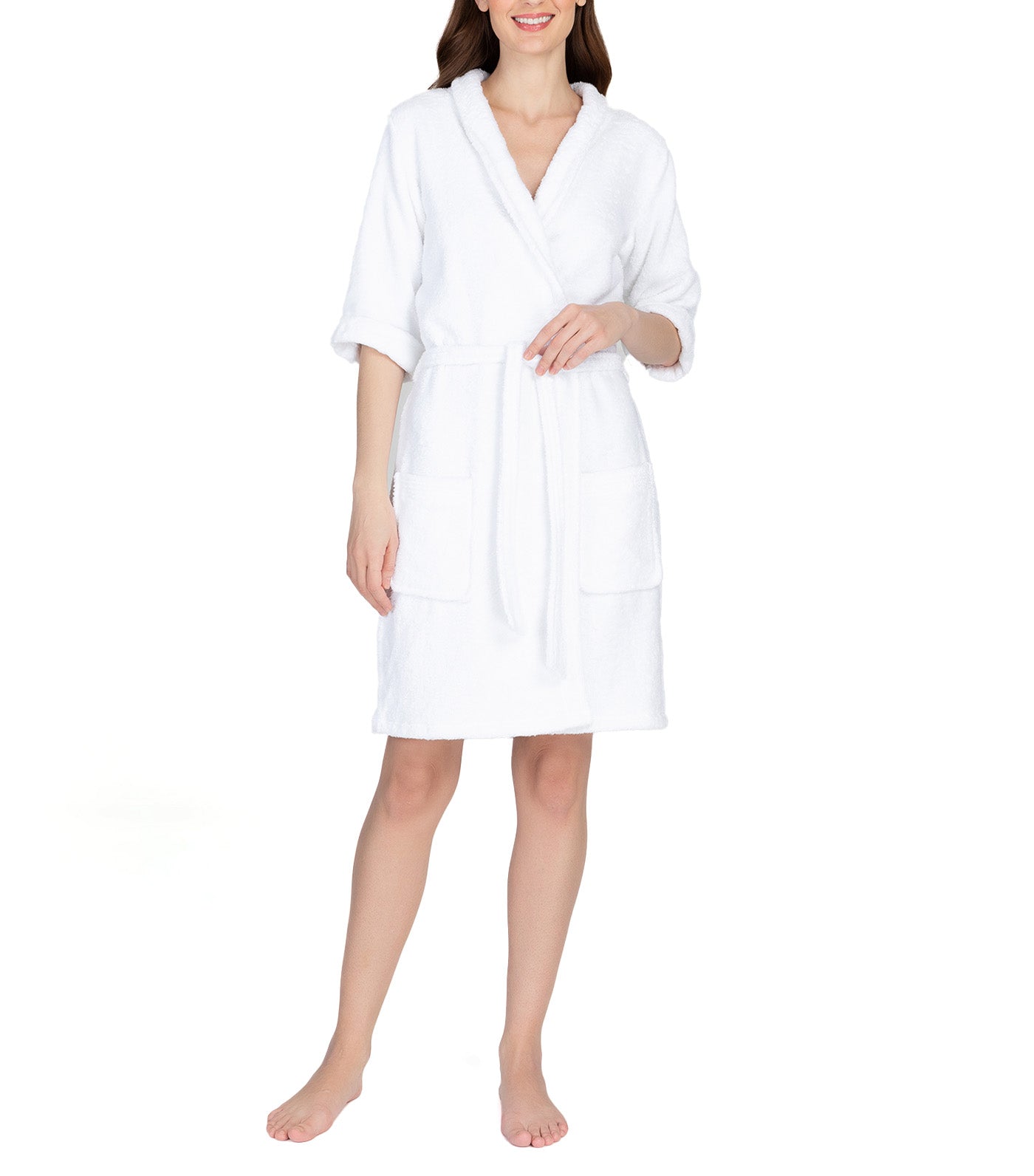 Terry Robe for Female - White