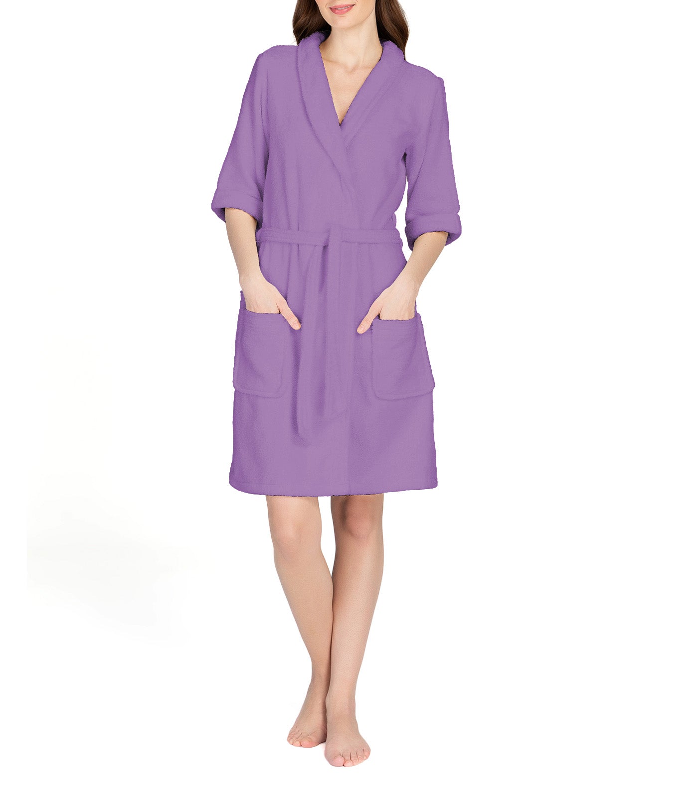 Terry Robe for Female - Glaze Purple