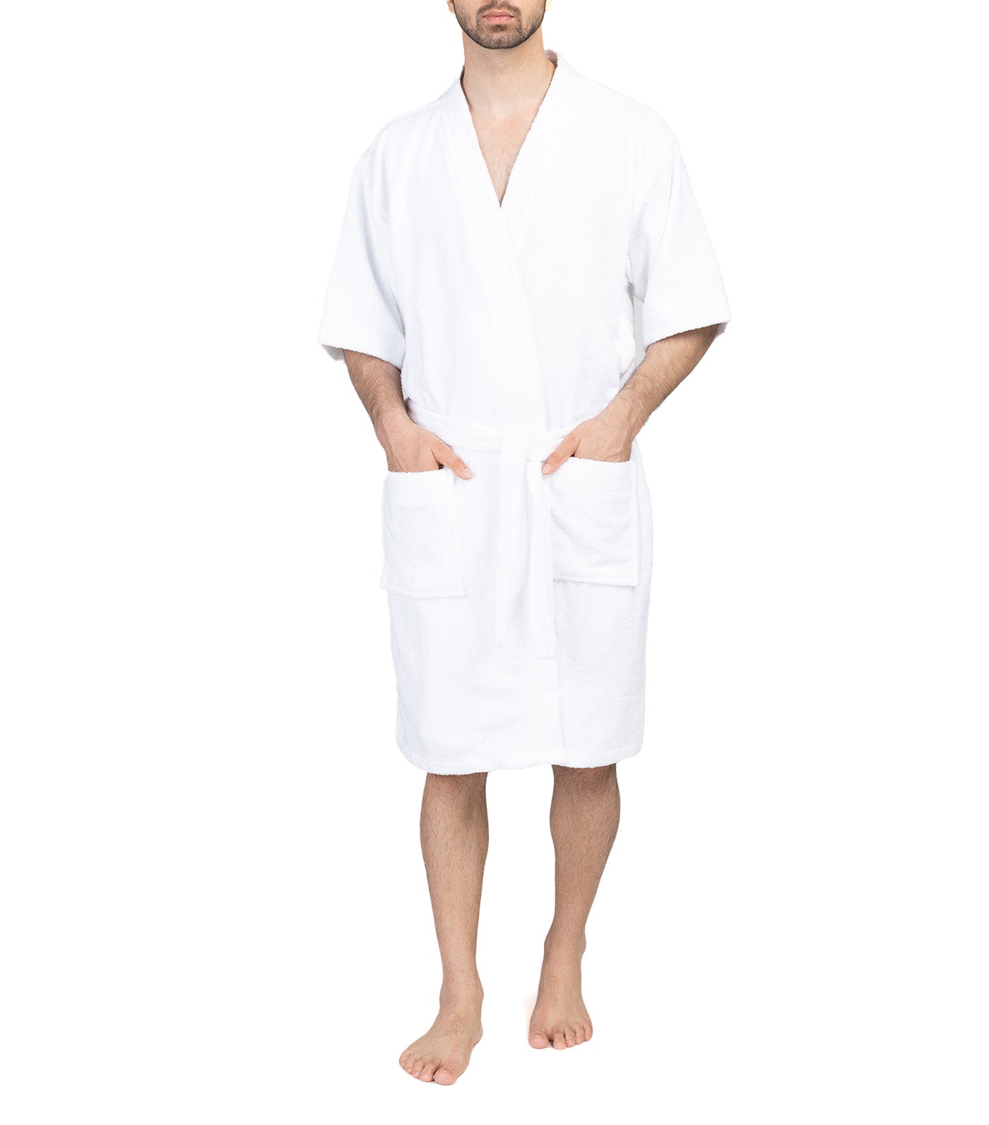 Terry Robe for Male - White