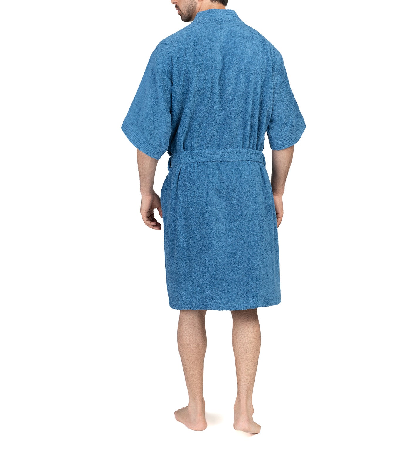 Terry Robe for Male - Blue Denim