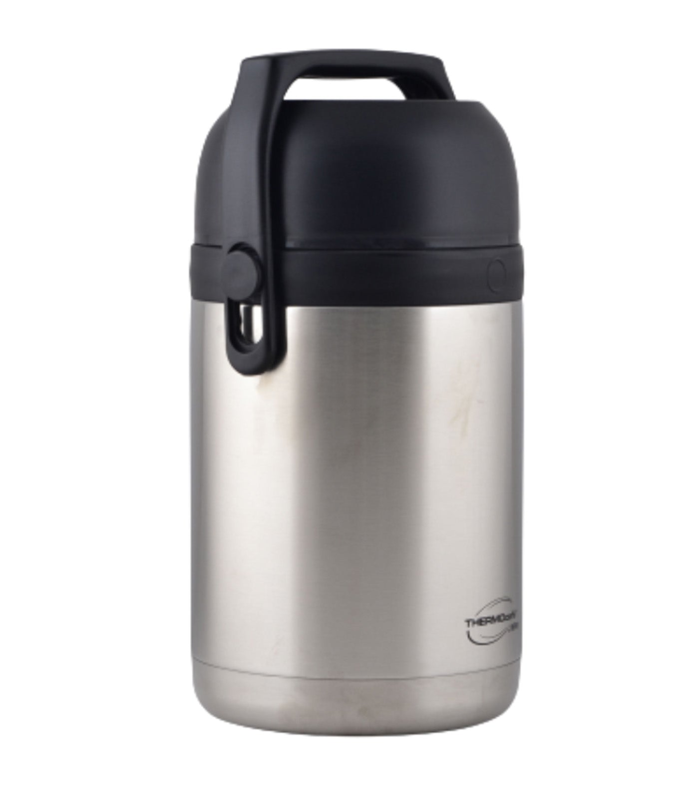 Lunch Box Stainless Steel Jar 1.8 with 3 Layered Containers Silver