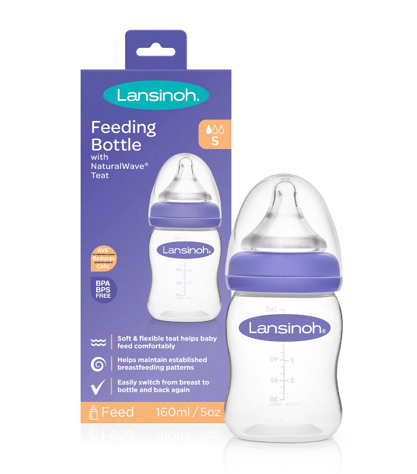 Feeding Bottle With Naturalwave® Teat