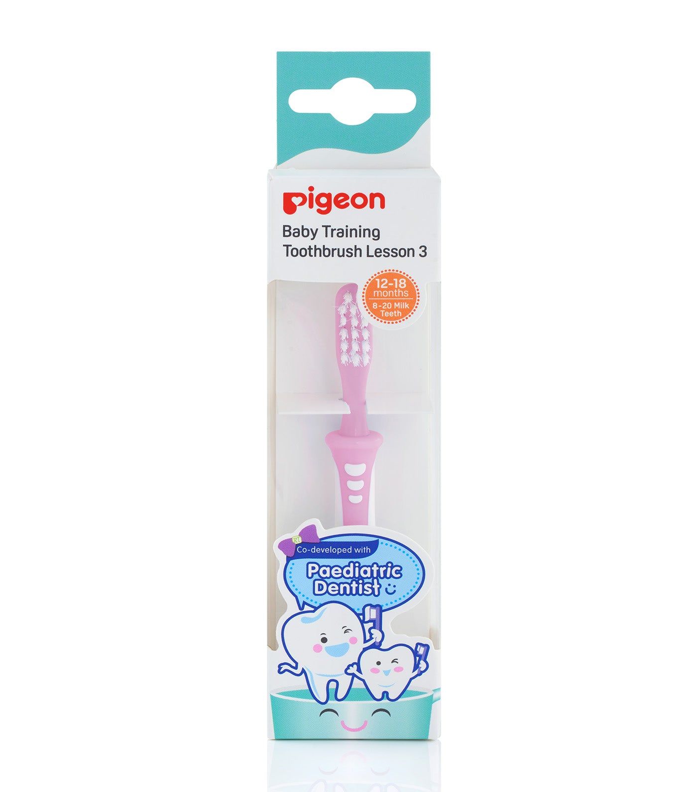 Lesson 2 Baby Training Toothbrush Pink