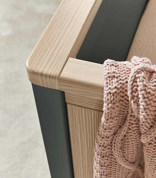 Harwell Baby Cotbed - Grey/Natural