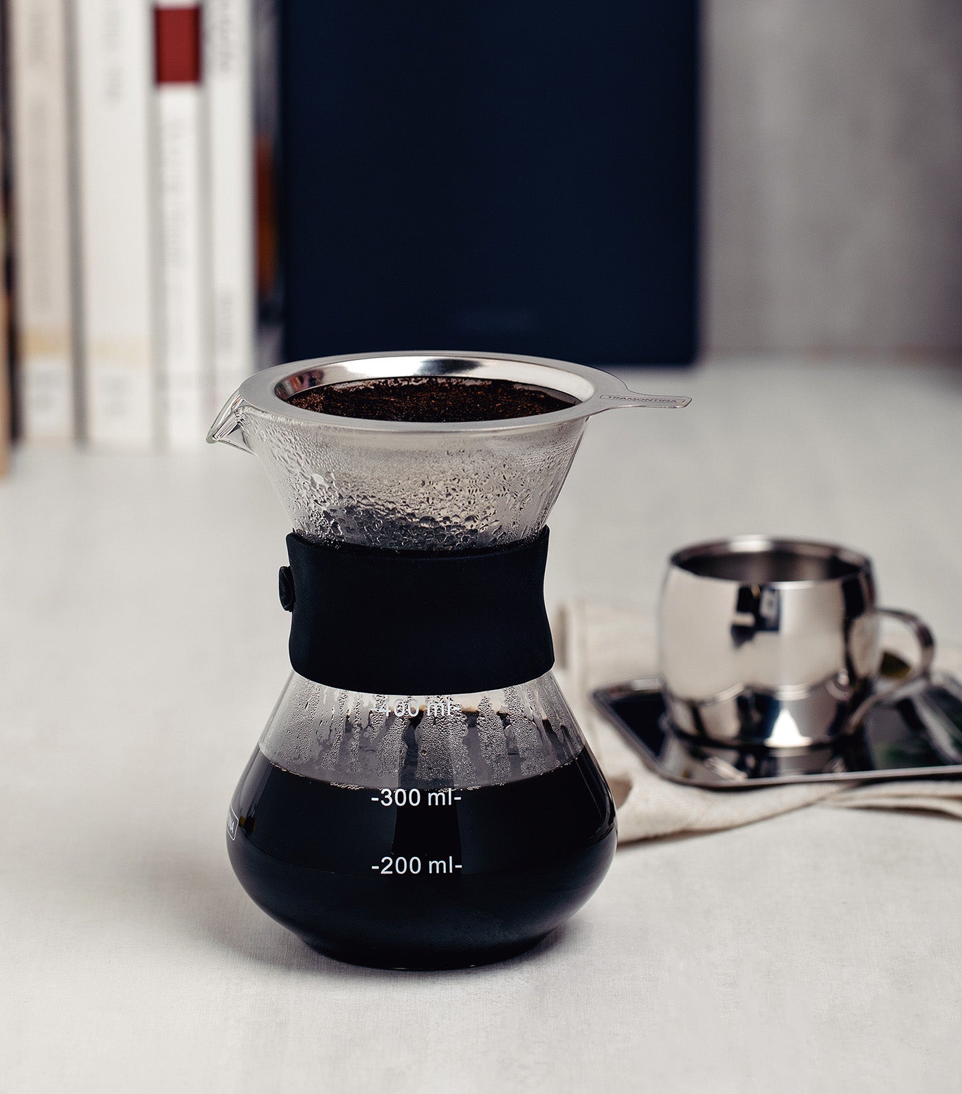 Coffee Maker with Stainless Steel Filter