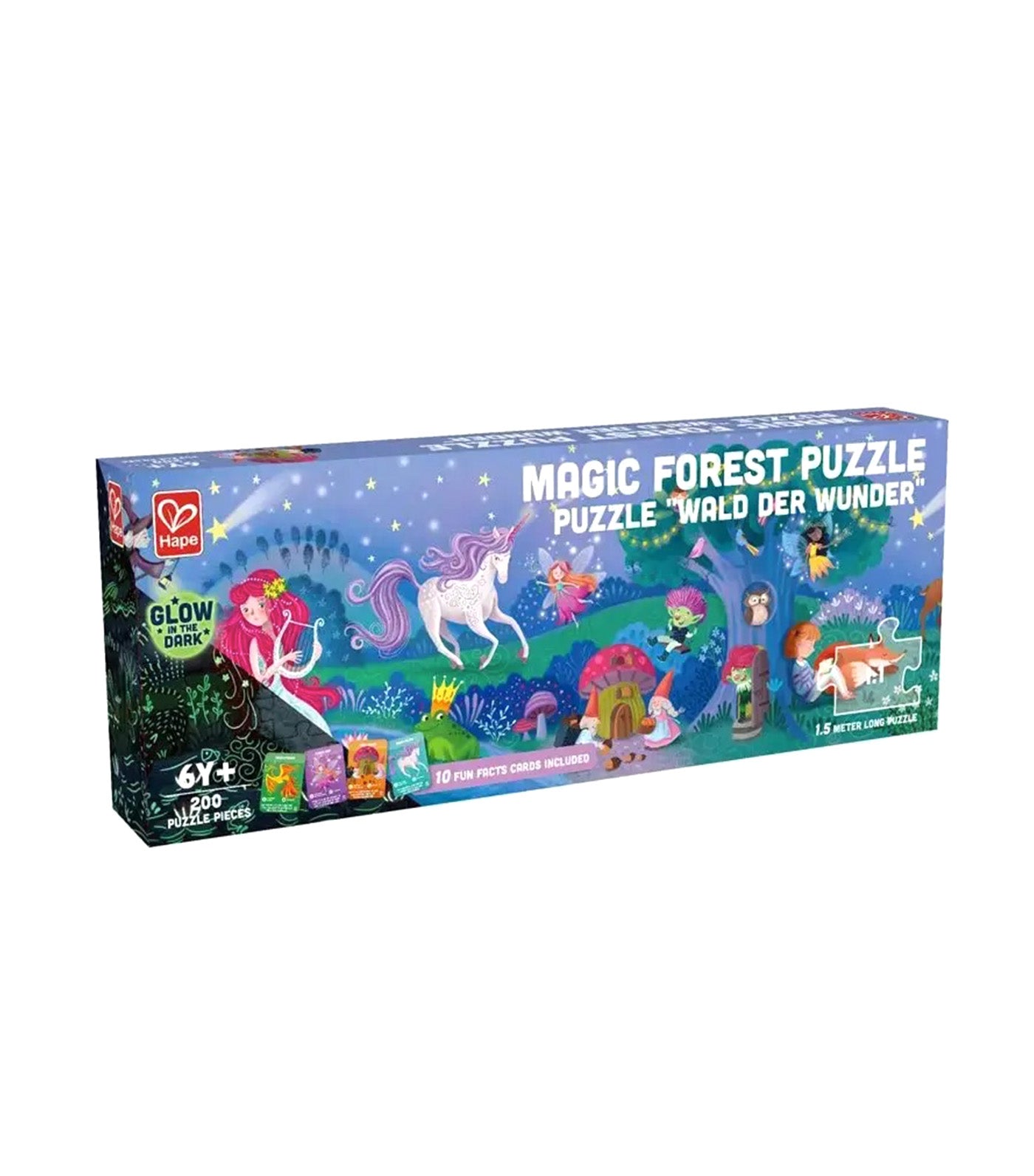 Magic Forest Puzzle 200 Pieces Colorful Giant Long puzzle