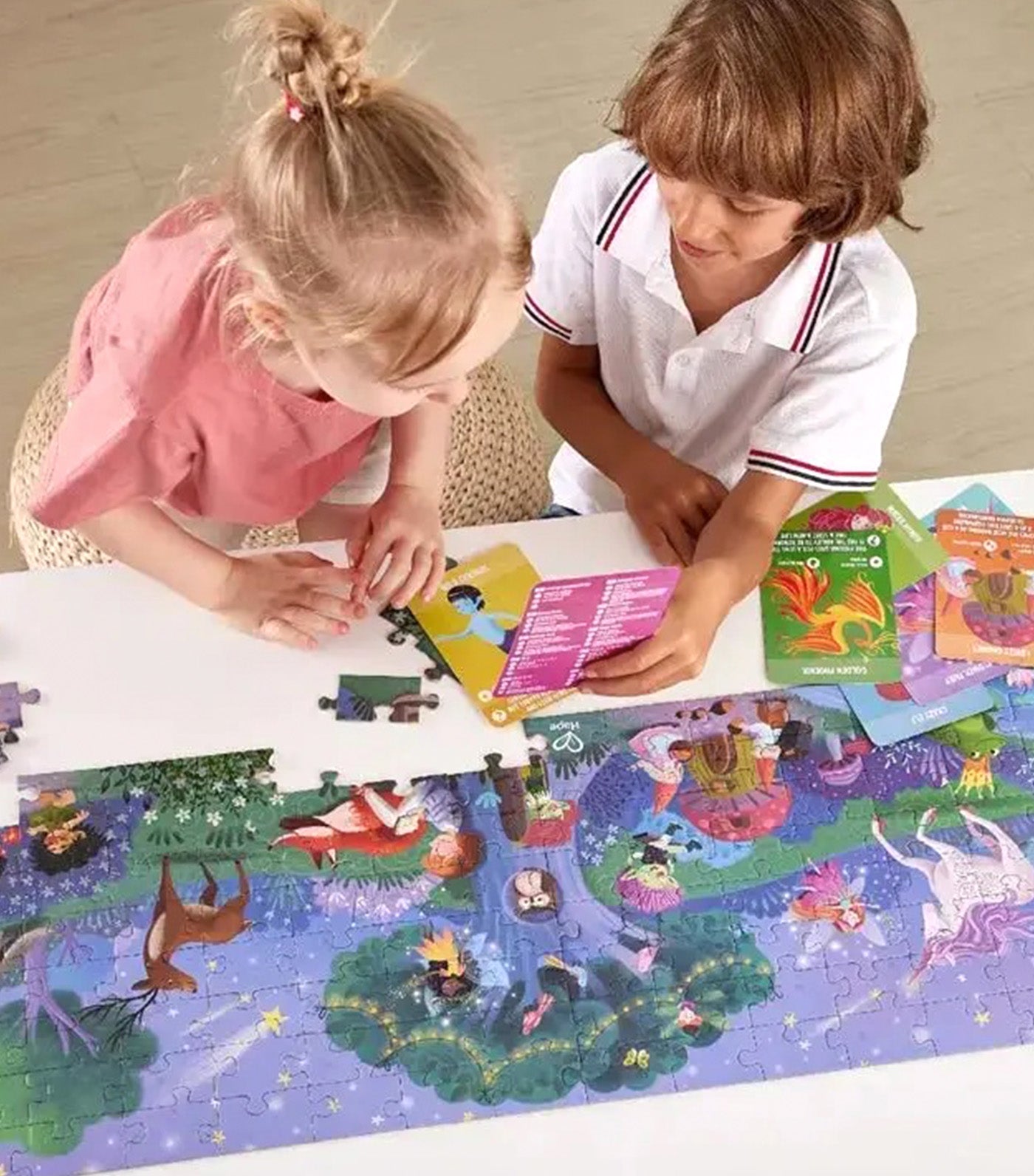 Magic Forest Puzzle 200 Pieces Colorful Giant Long puzzle