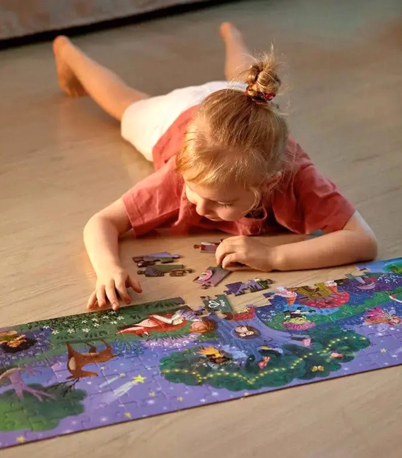 Magic Forest Puzzle 200 Pieces Colorful Giant Long puzzle