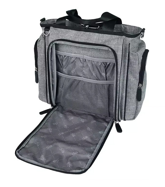 Gabrielle Tote Baby Changing Bag Gray