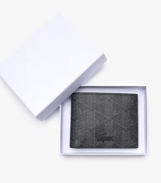 Men's The Blend Small Billfold Wallet Monogram Noir Gris