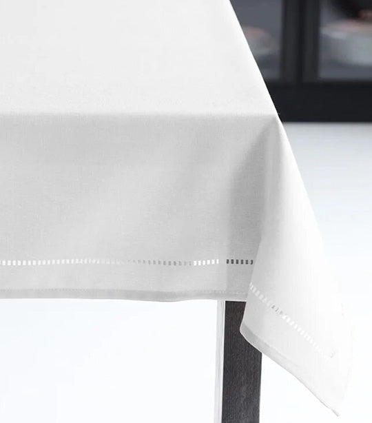 Harman Hemstitch Linen Look Tablecloth