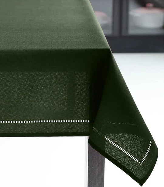 Harman Hemstitch Linen Look Tablecloth