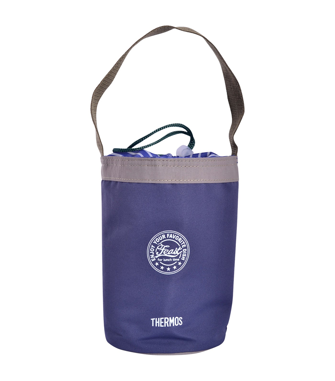 Lunch Box Jar 800ml with Bag Navy