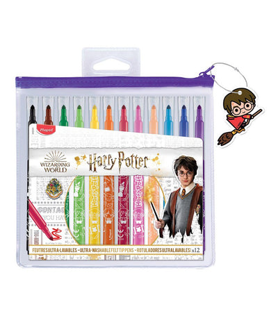 Harry Potter Felt Tips Coloring Pens in Pouch x 12