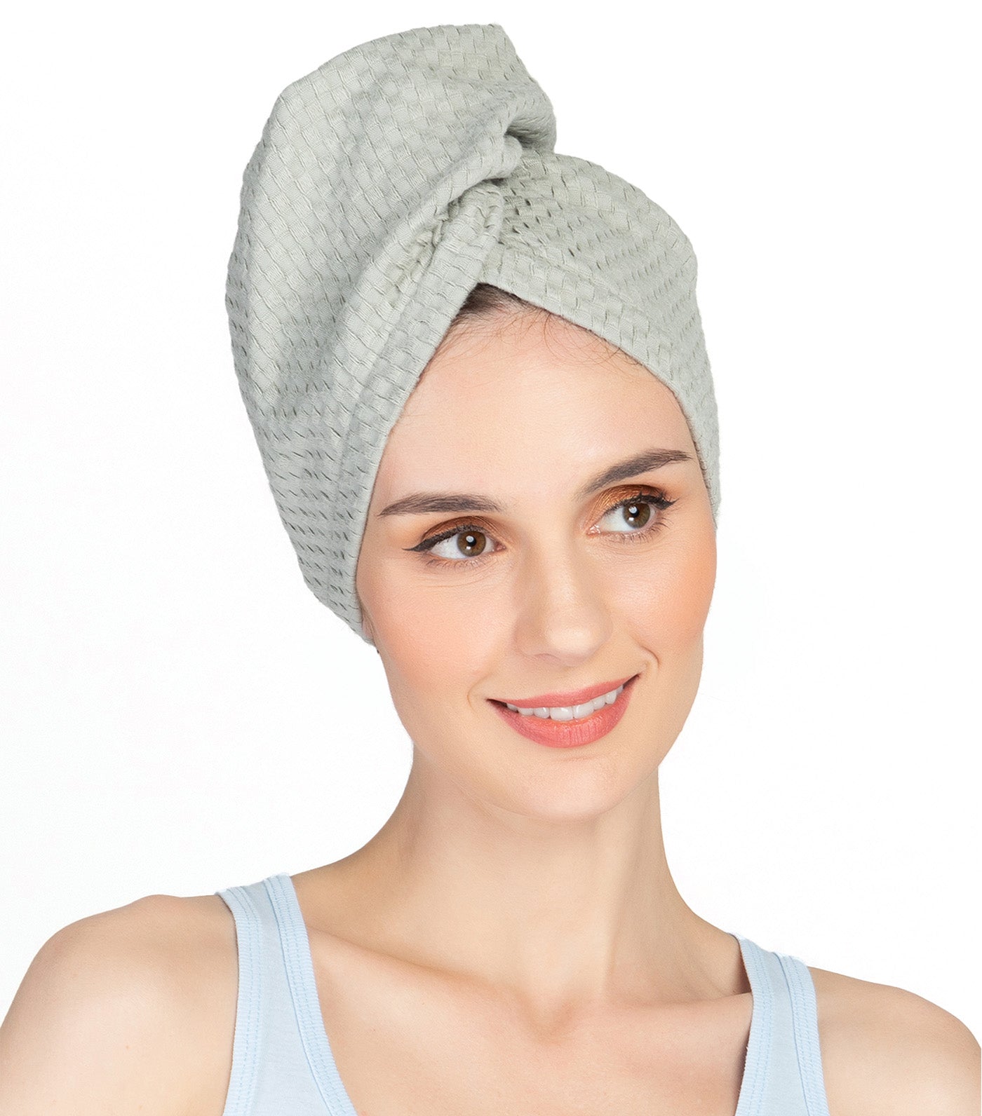 Honeycomb Hair Turban Volcanic Ash