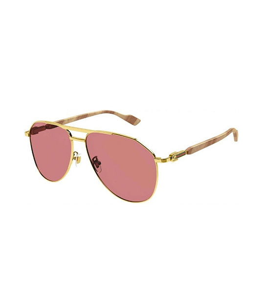 GG1220S Aviator Sunglasses Gold