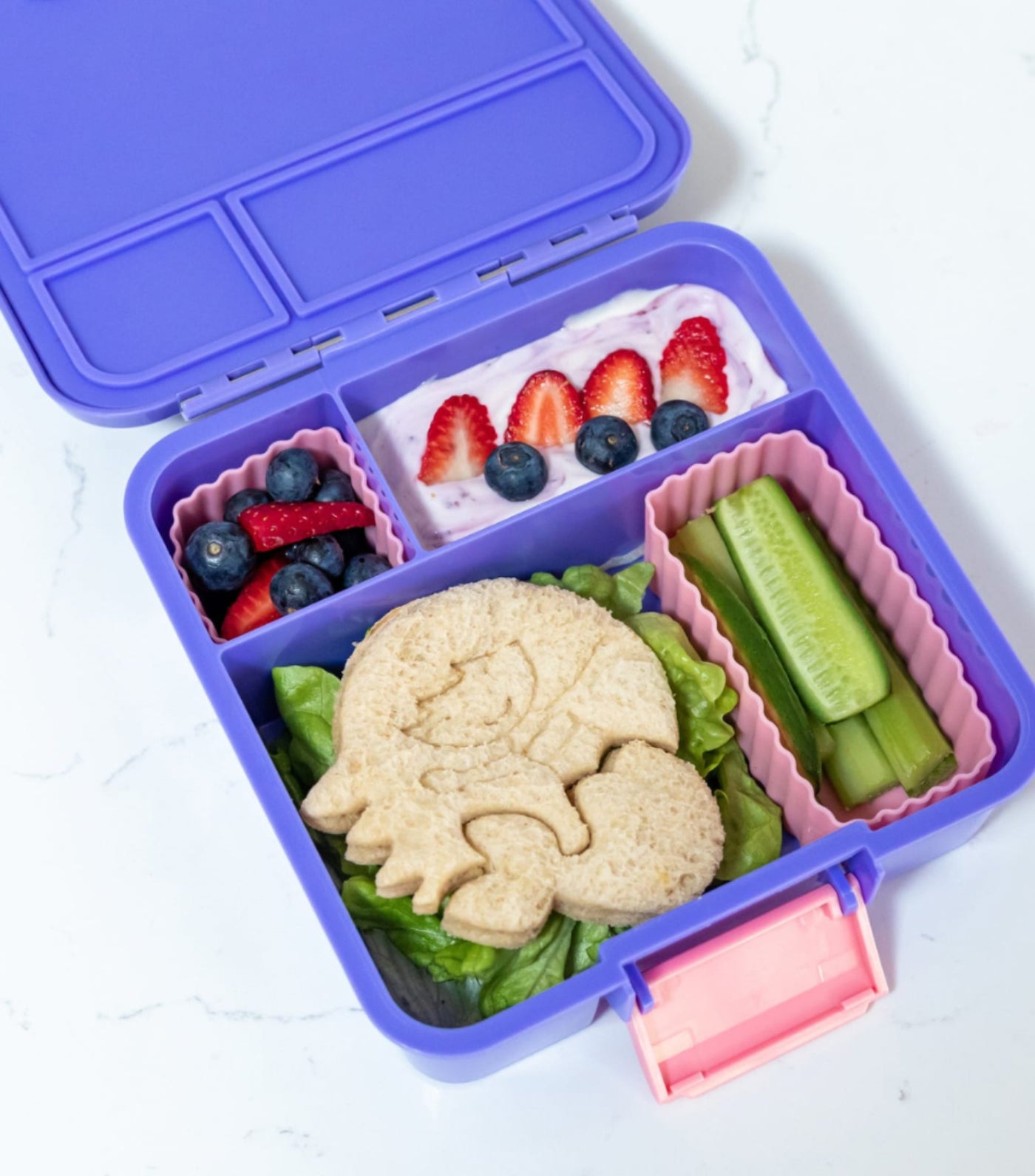 Yumbox Little Lunch Box Co Bento Three Grape
