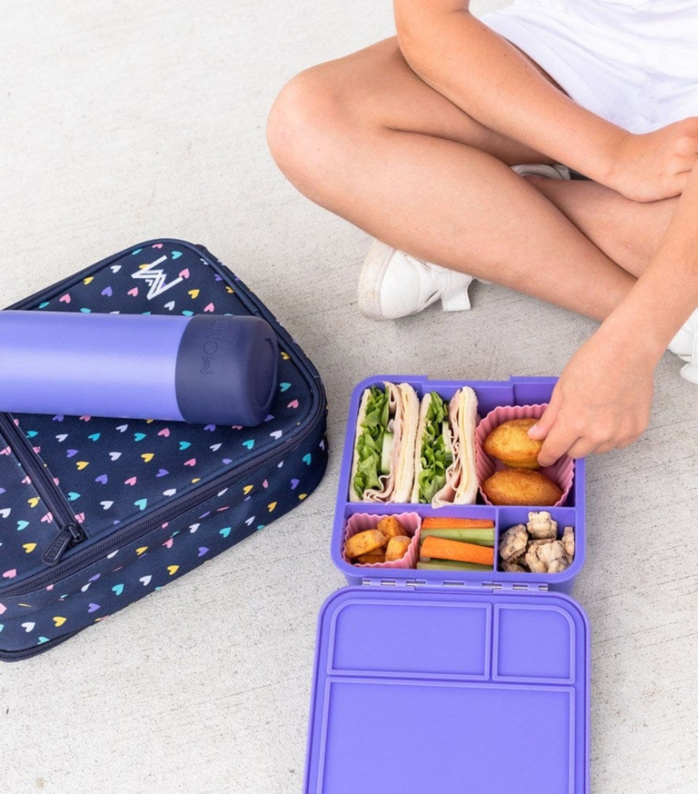 Yumbox Little Lunch Box Co Bento Three Grape