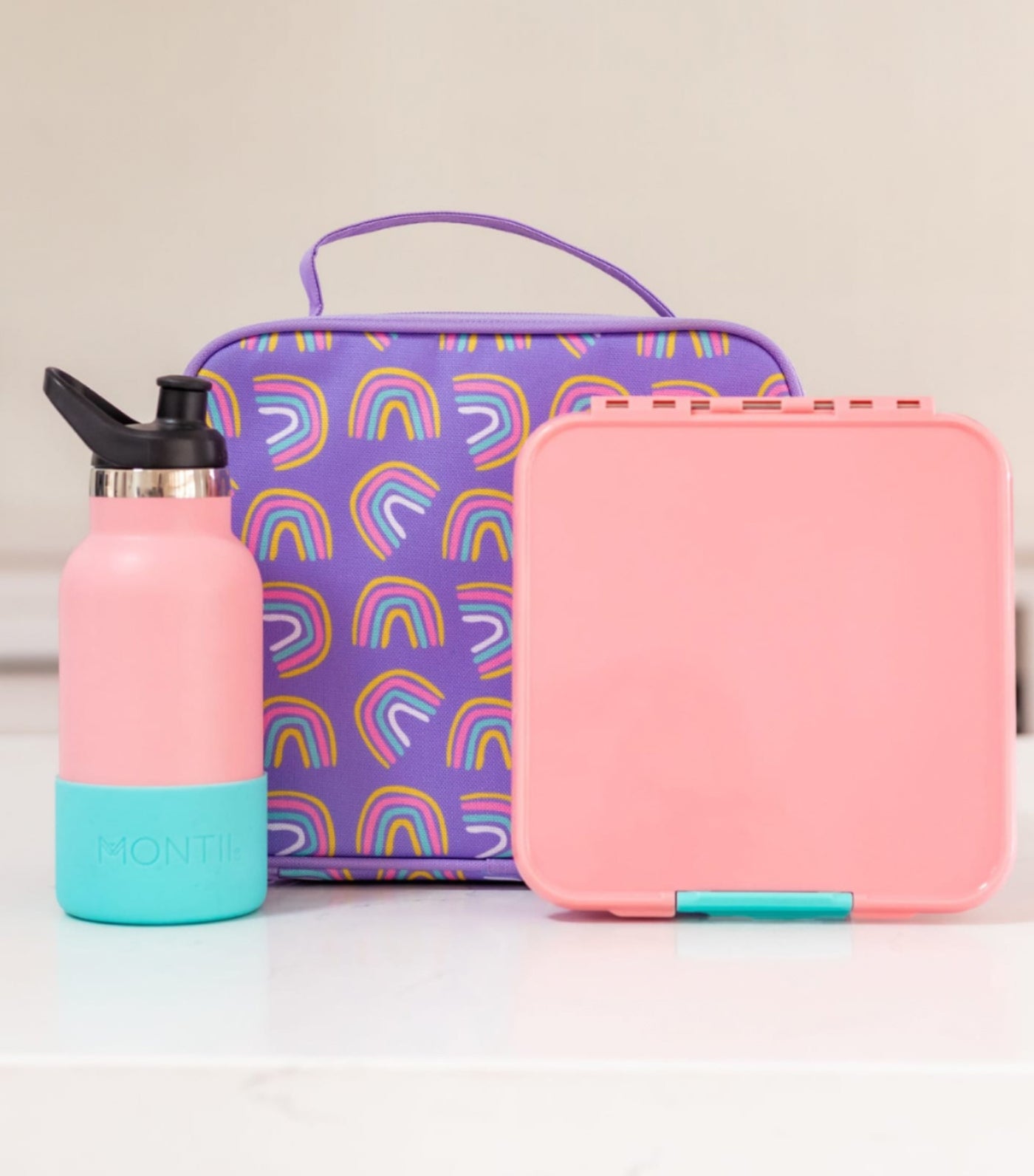 Yumbox Little Lunch Box Co Bento Three Strawberry