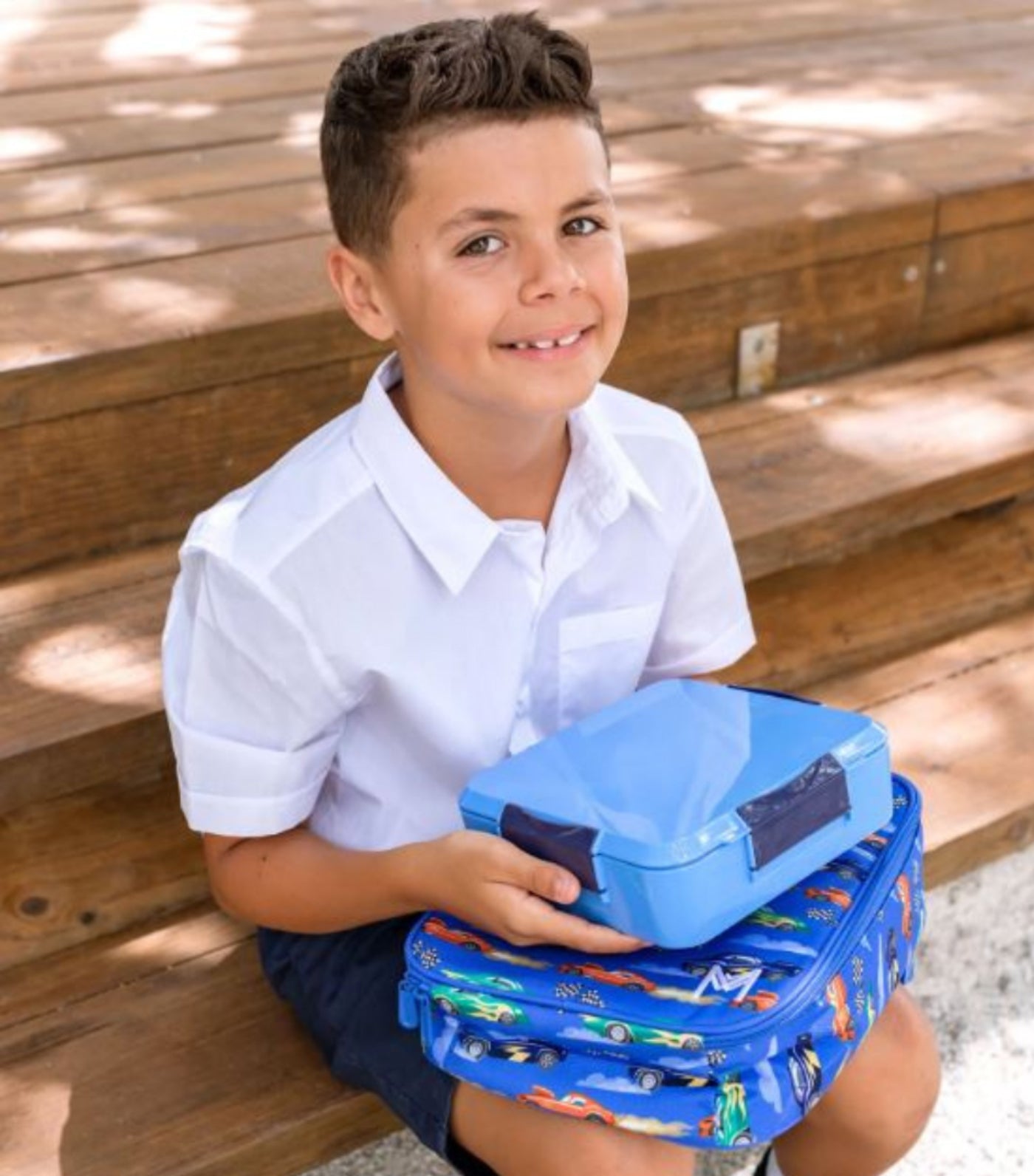 Yumbox Little Lunch Box Co Bento Three+ Blueberry