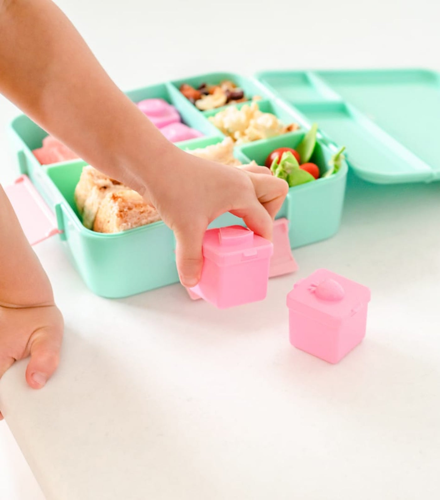 Yumbox Little Lunch Box Co Bento Three+ Mint
