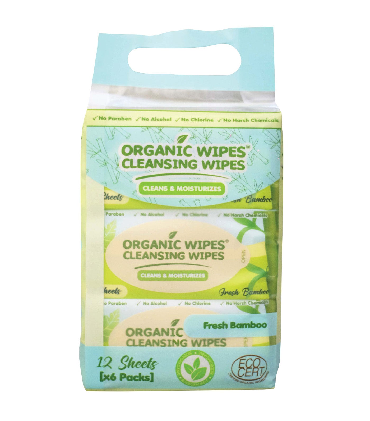 Cleansing Wipes - Pack of 6