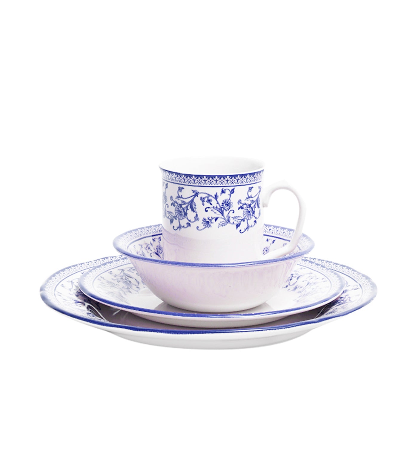 Claytan Aster 16-Piece Dinnerware Set - Blue