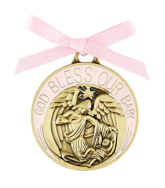 Rustan's Home Crib Medal Pink
