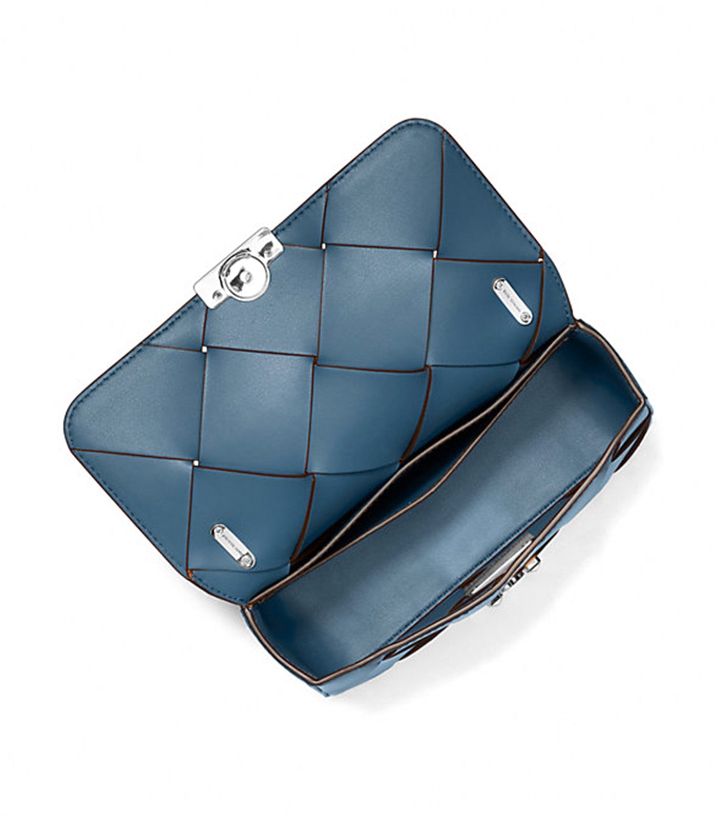 Tribeca Small Woven Leather Shoulder Bag
