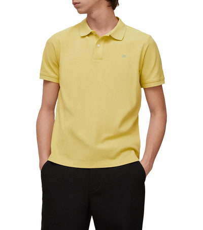Logo Pique Polo Shirt Yellow