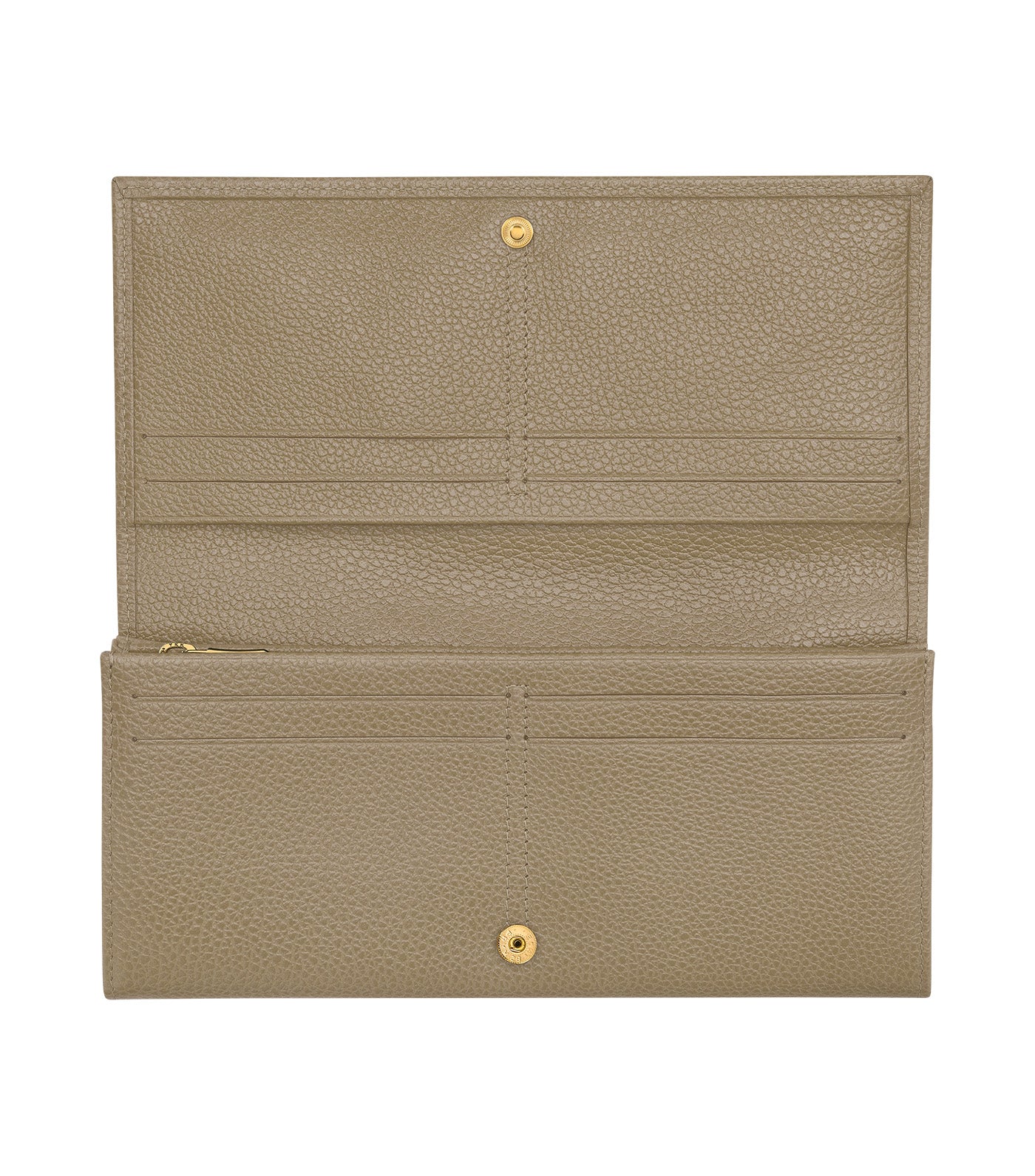 Le Foulonné Long Continental Wallet Lichen
