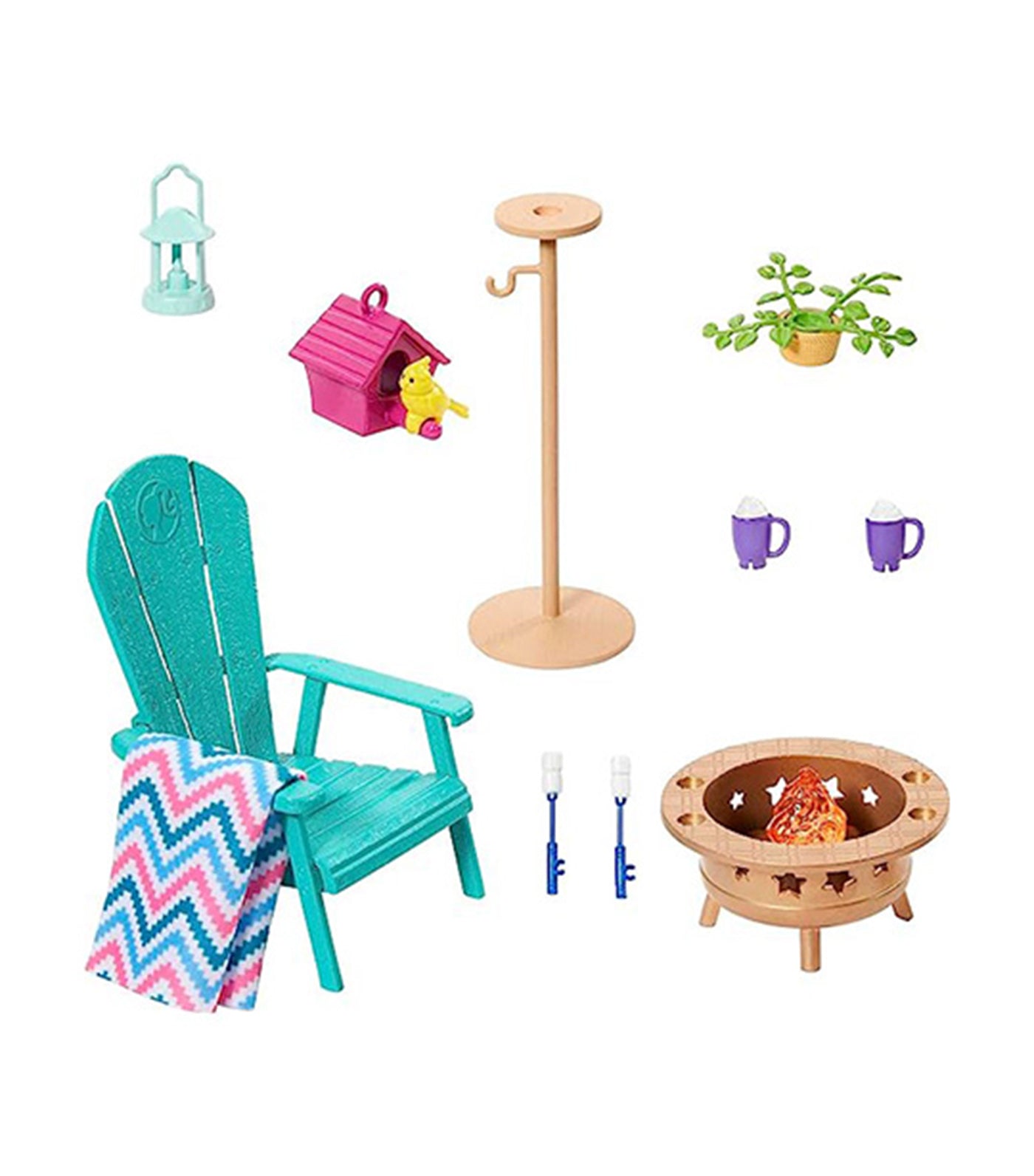 Barbie® Furniture And Accessory Mini Playset - Backyard
