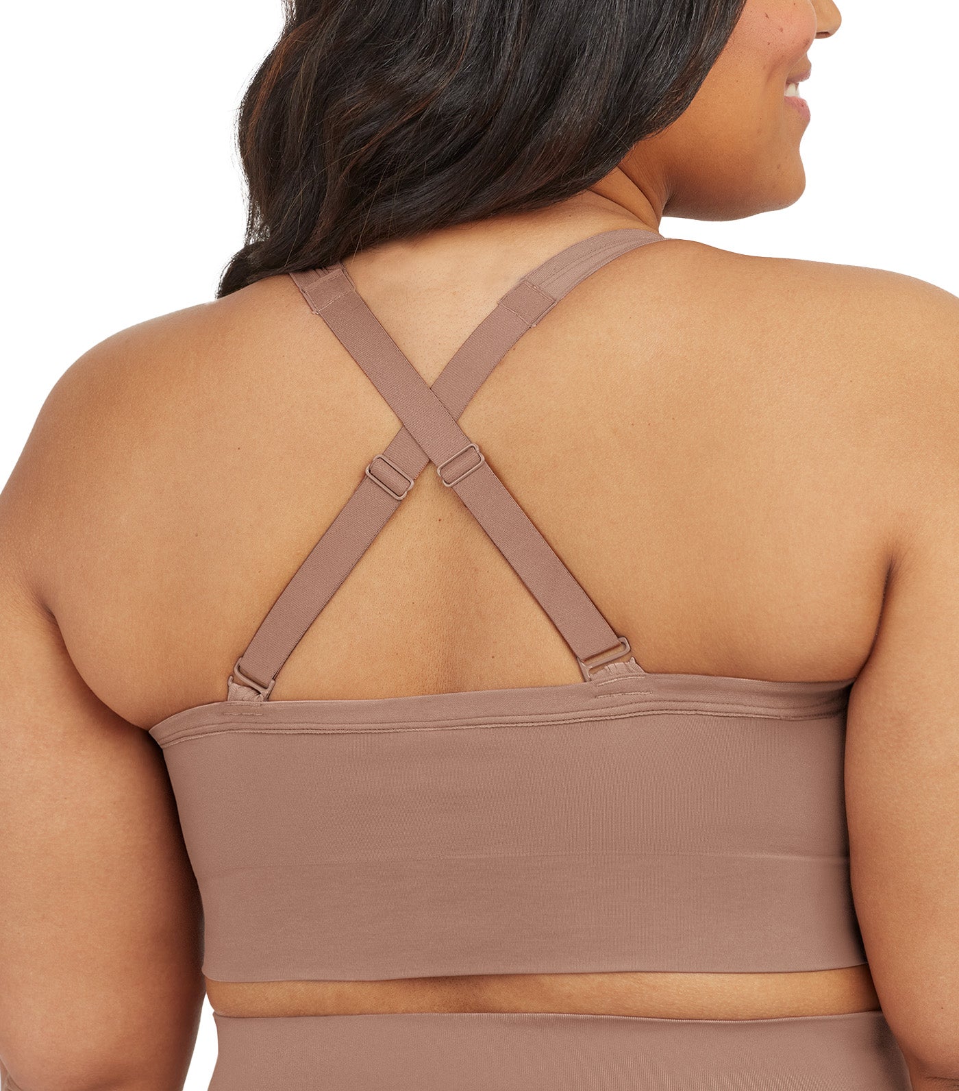 EcoCare Longline Bralette Café Au Lait