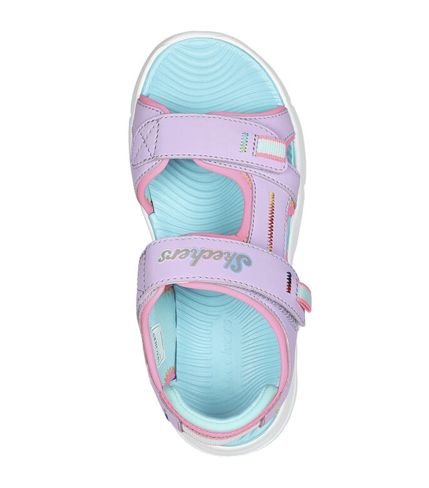 Skechers Flex Splash Sandals - Lavender/Turquoise