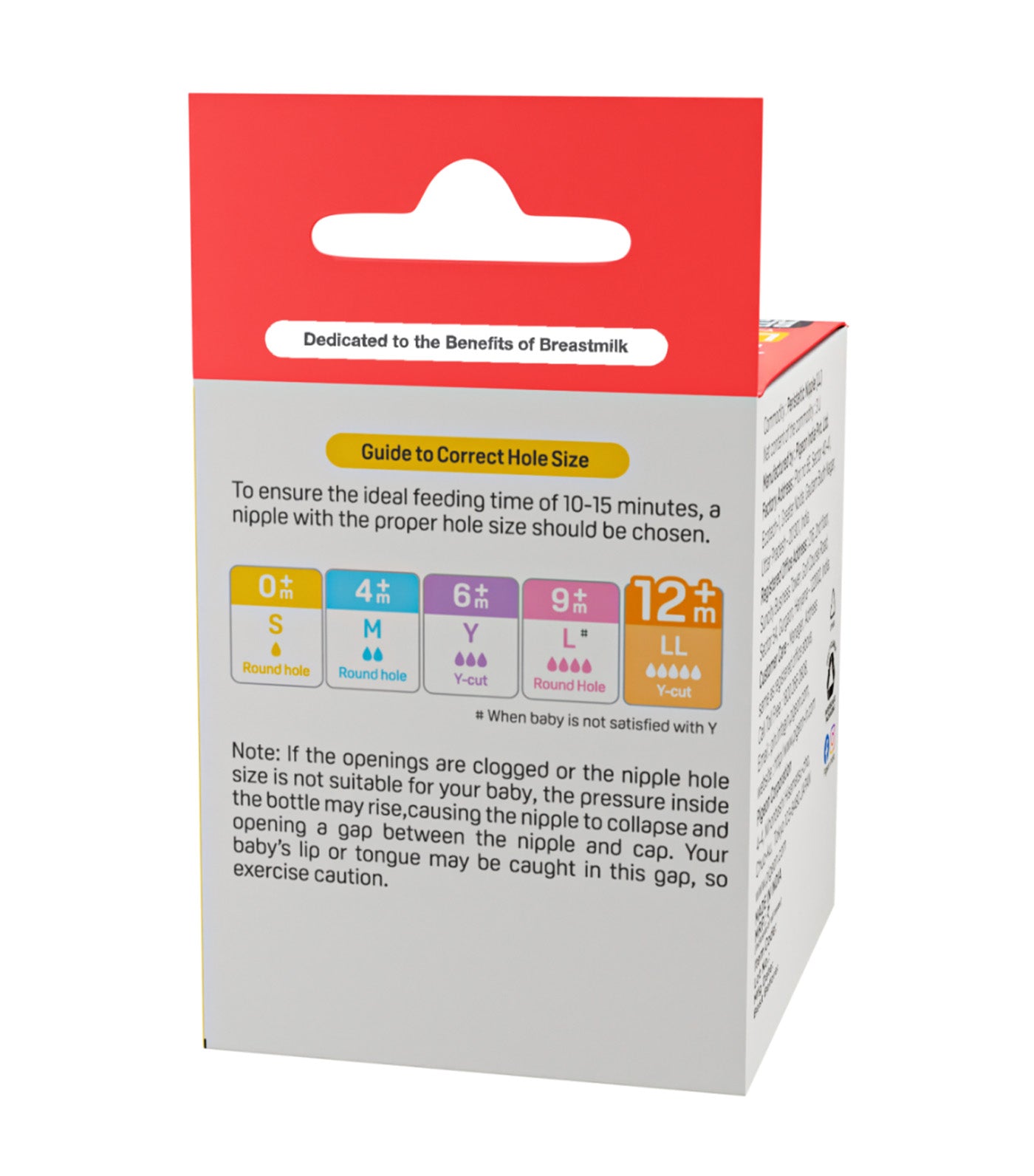 Peristaltic Nipple LL 3pcs/Box