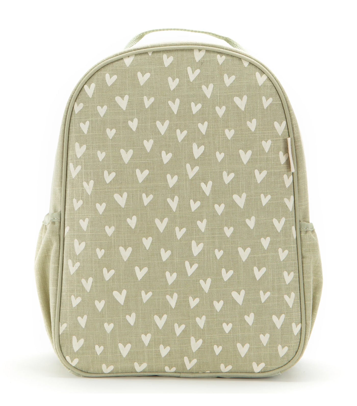 Toddler Backpack - Little Hearts Sage