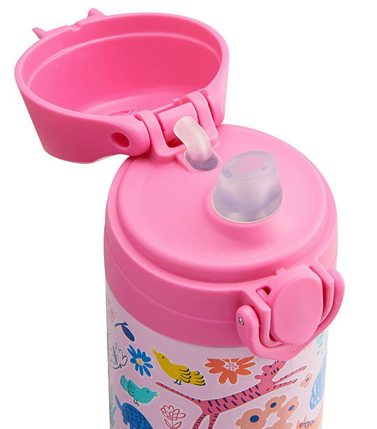 Mackenzie Pink Sasha's Garden Backpack, Lunch Box, and Water Bottle