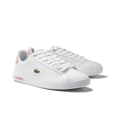 Women's Graduate Pro Leather Sneakers White/Light Pink