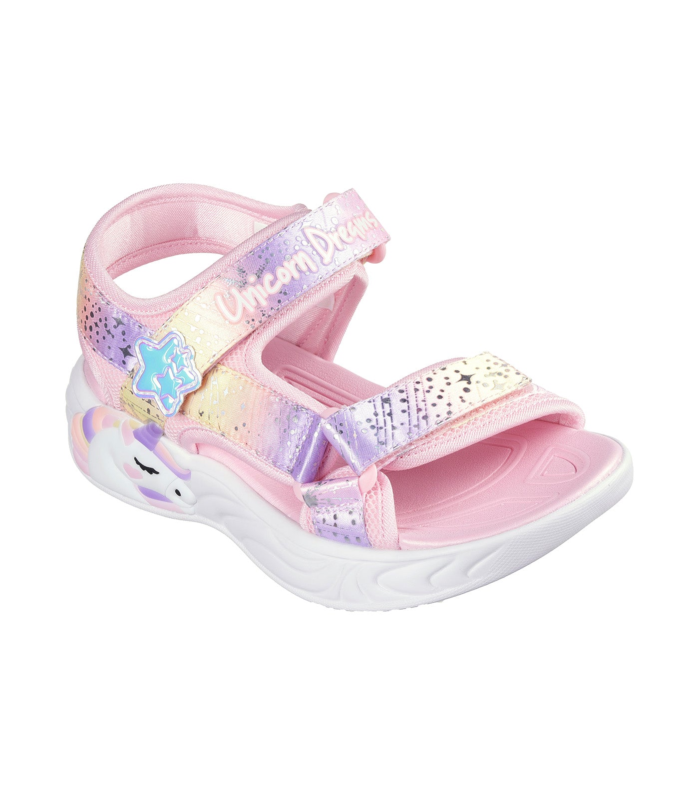 Skechers S-Lights: Unicorn Dreams - Majestic Bliss Pink/Multi