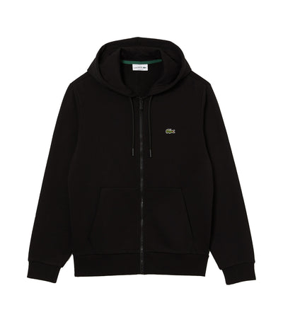 Men’s Organic Cotton Zip Sweatshirt Black