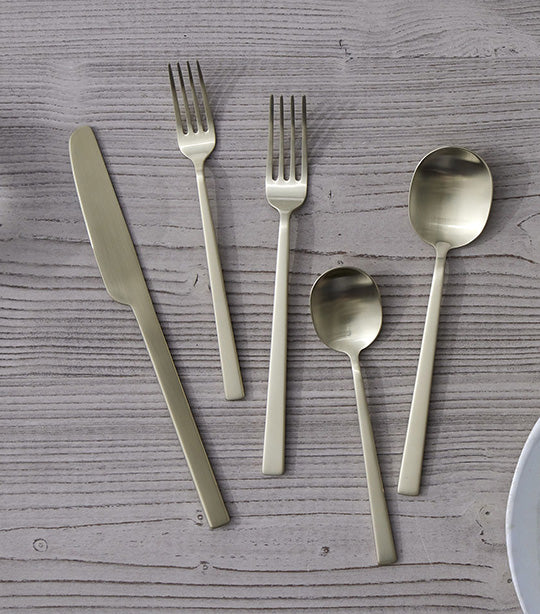 west elm Kanto Flatware - Champagne