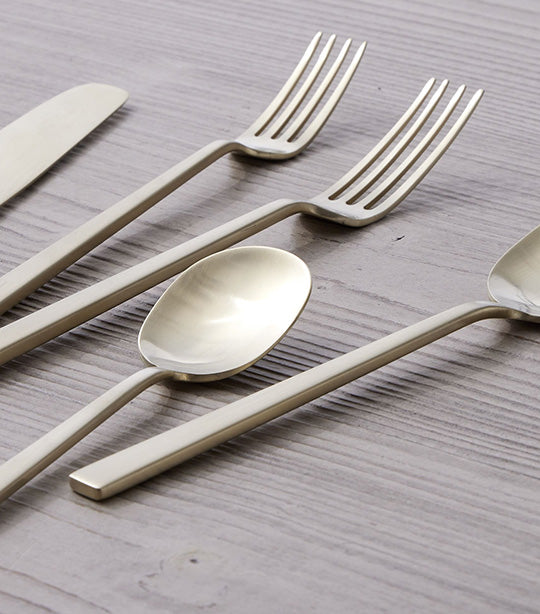 west elm Kanto Flatware - Champagne