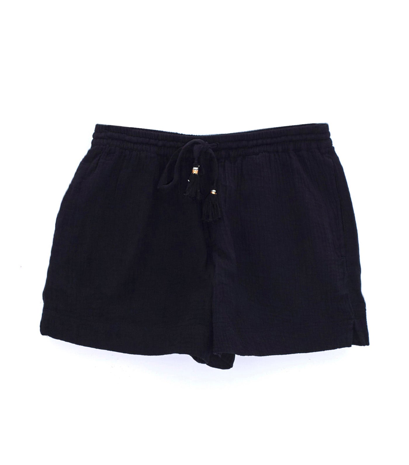 Supersoft Gauze Beach Shorts Black